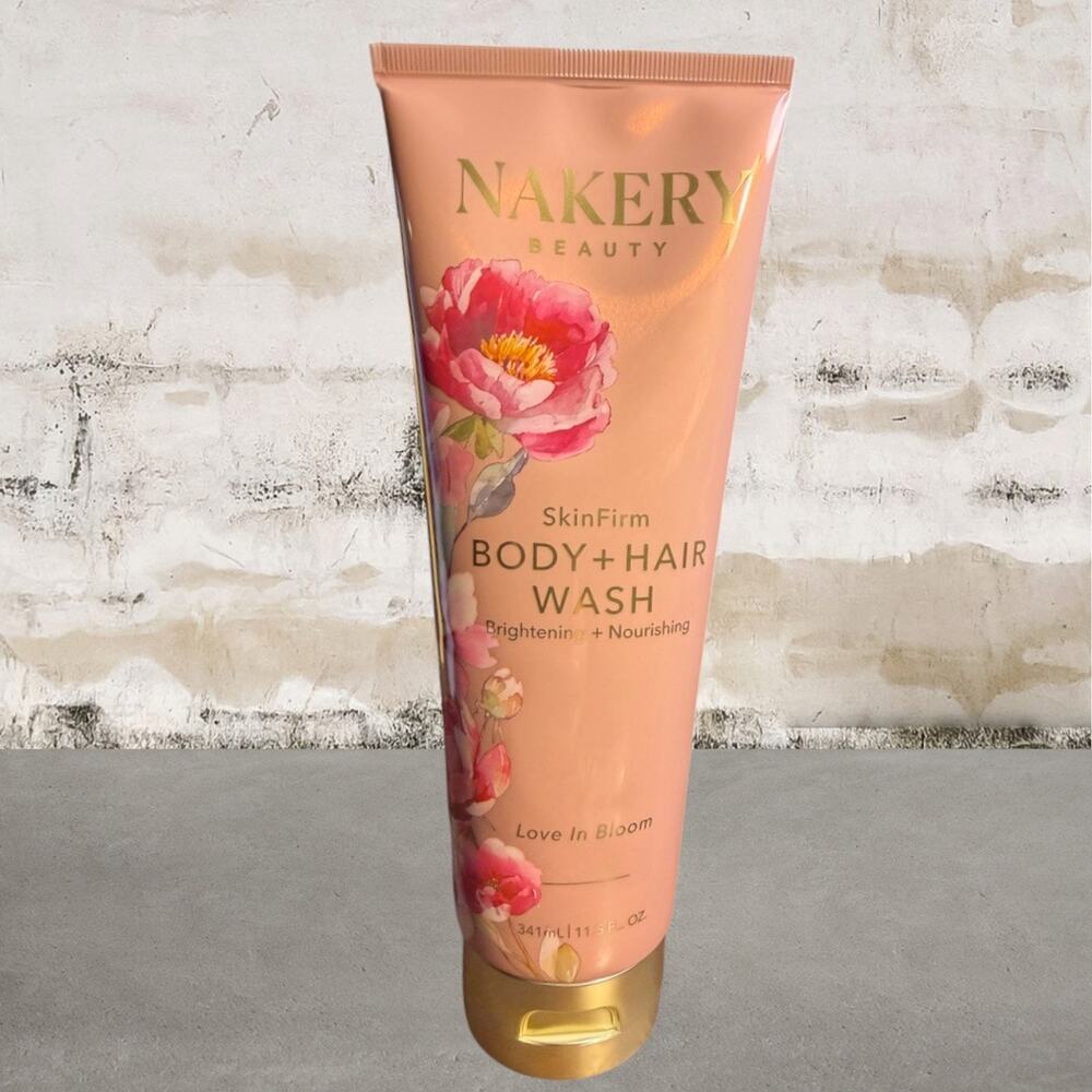 Nakery $25 SkinFirm Body + Hair Wash in Love In Bloom NEW - Picture 2 of 3
